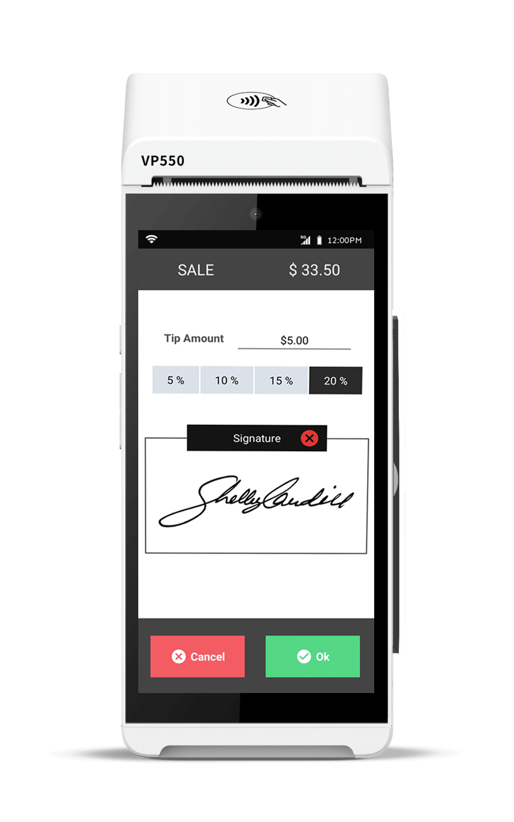 Valor VP550 payment device